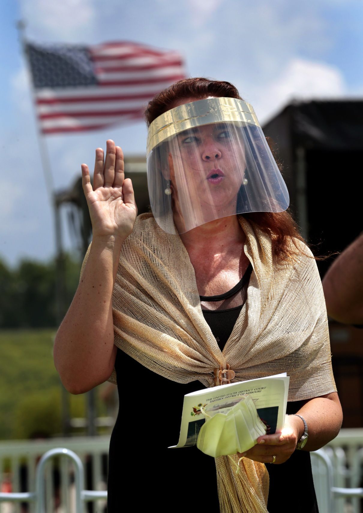 Drive-In Naturalization Ceremony